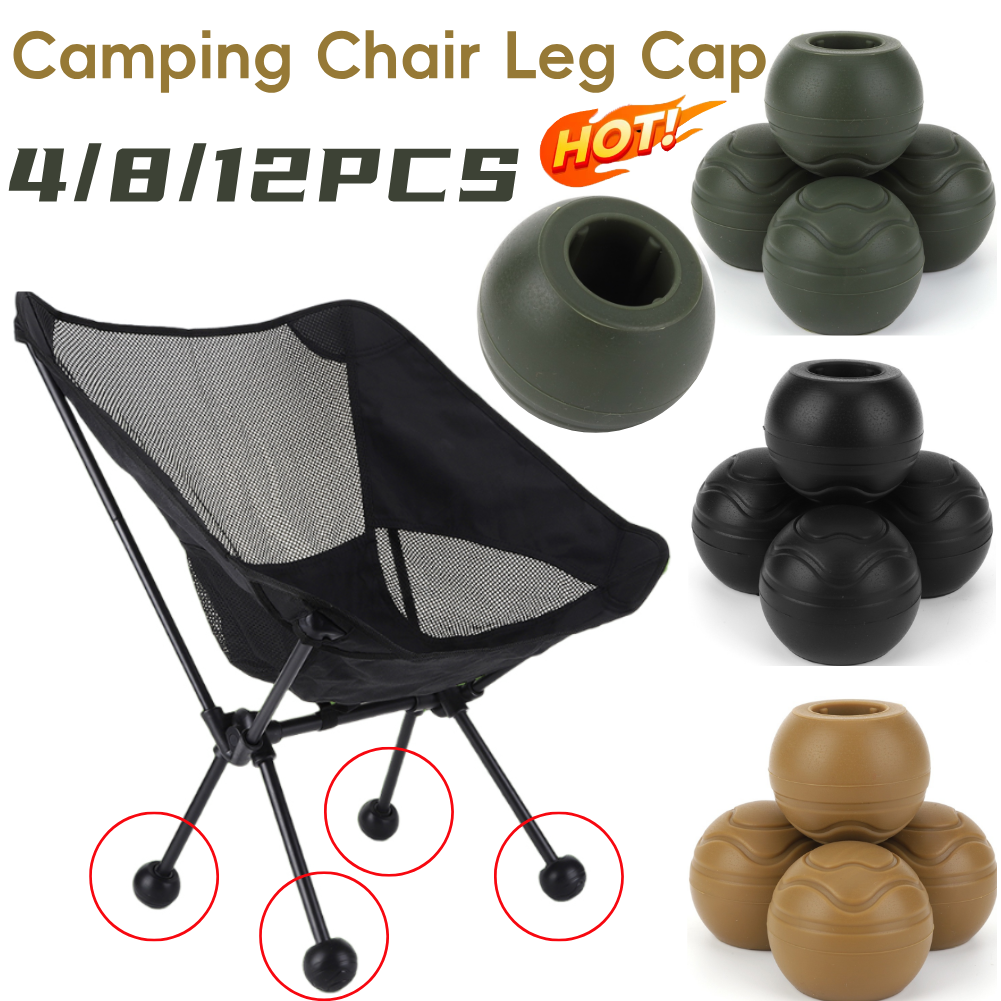 Outdoor Hunting Chair - 4Pcs Stabilizing Rubber Ball Feet Shock
