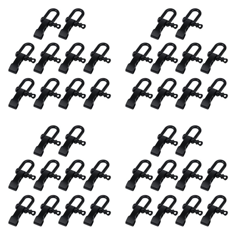 Paracord Survival Bracelet - 【24H SALE】40Pcs Paracord Bracelet Shackle Buckle,