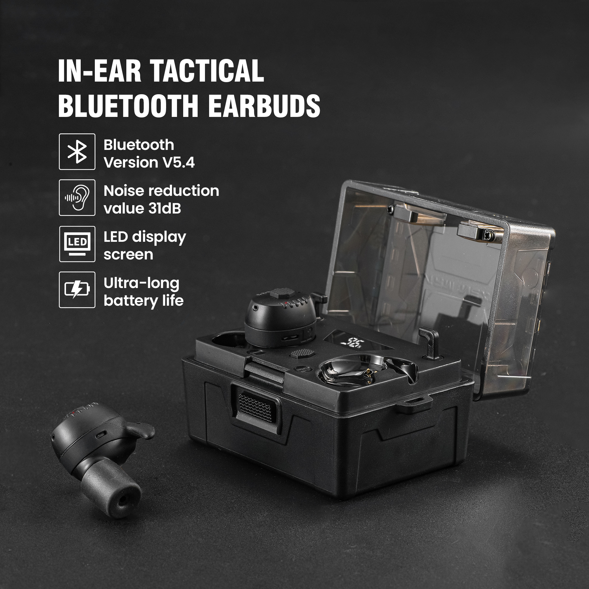 Shooting Ear Muff - ARM NEXT E30 tactical headset electronic