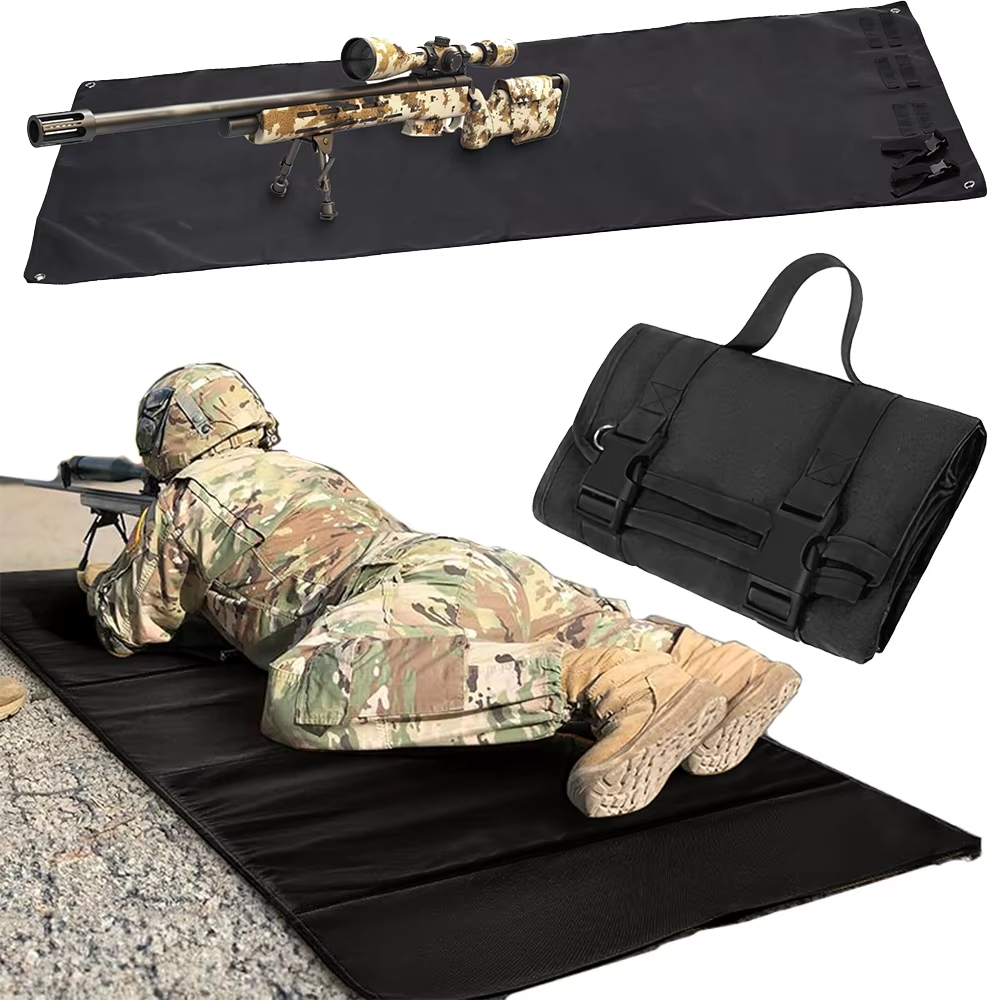 Hunting Outdoor Mat - Airsoft Roll-Up Shooting Mat for Range