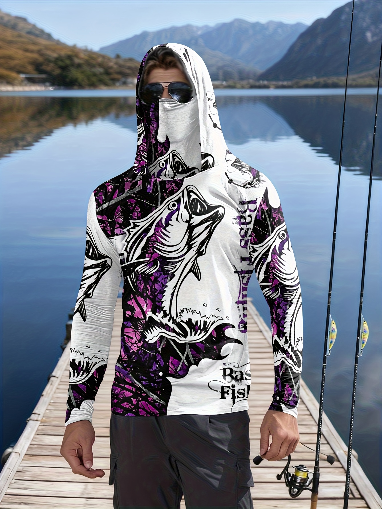 Fishing hooded sweatshirt for  - Hunting & Outdoor Supplies Vanderbijlpark Photos recensione e prezzo