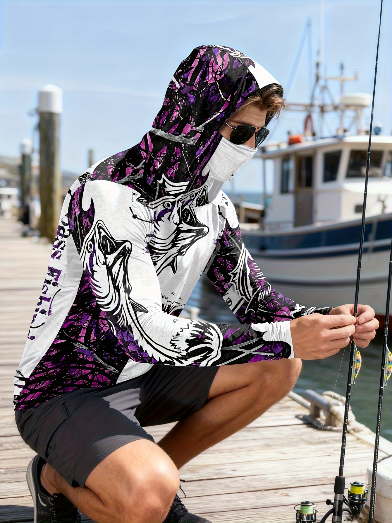 Fishing hooded sweatshirt for  - Hunting & Outdoor Supplies Vanderbijlpark Photos recensione e prezzo