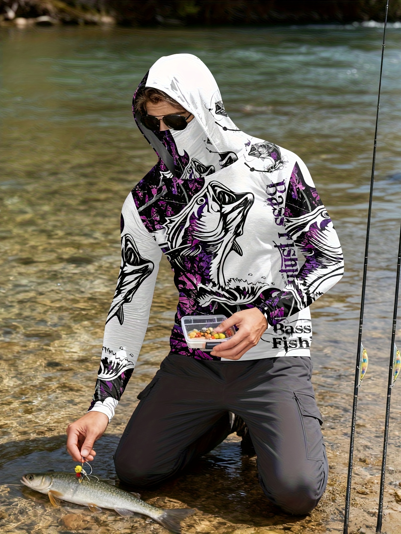 Fishing hooded sweatshirt for  - Hunting & Outdoor Supplies Vanderbijlpark Photos recensione e prezzo