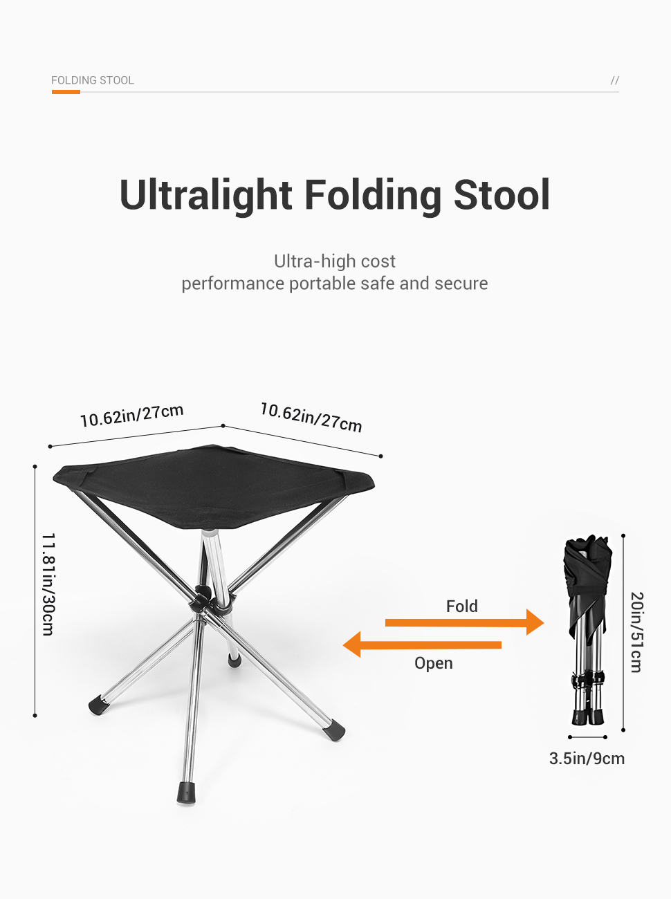WESTTUNE Portable Folding Stoo - Outdoor Hunting Chair recensione e prezzo