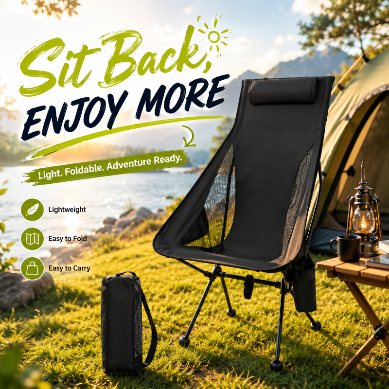 Folding Portable Camping Loung - Outdoor Hunting Chair recensione e prezzo