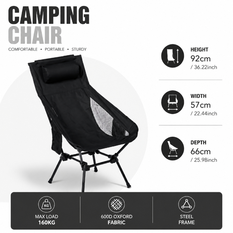 Folding Portable Camping Loung - Outdoor Hunting Chair recensione e prezzo
