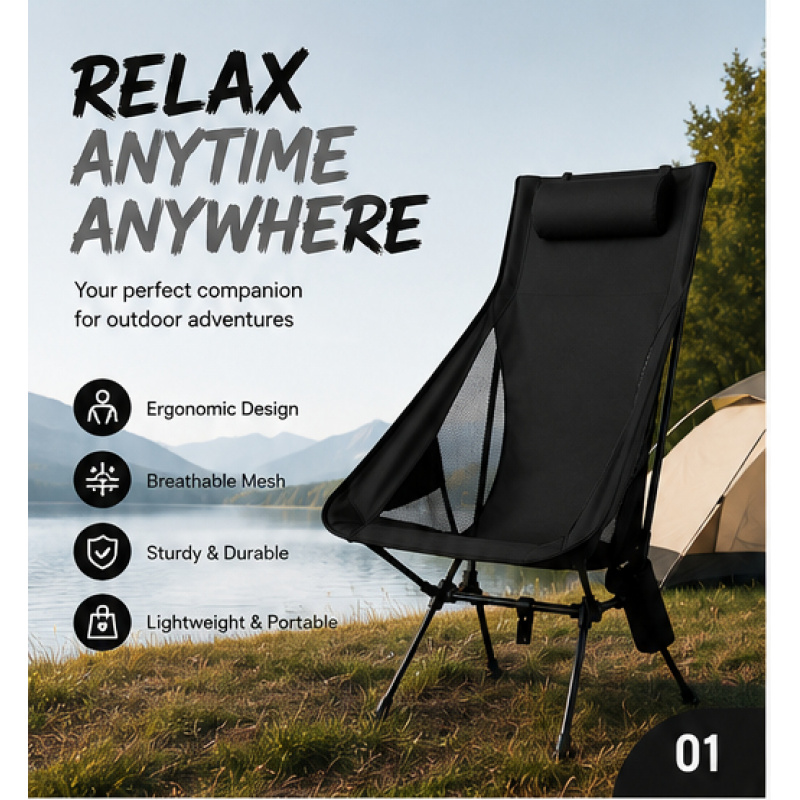 Folding Portable Camping Loung - Outdoor Hunting Chair recensione e prezzo