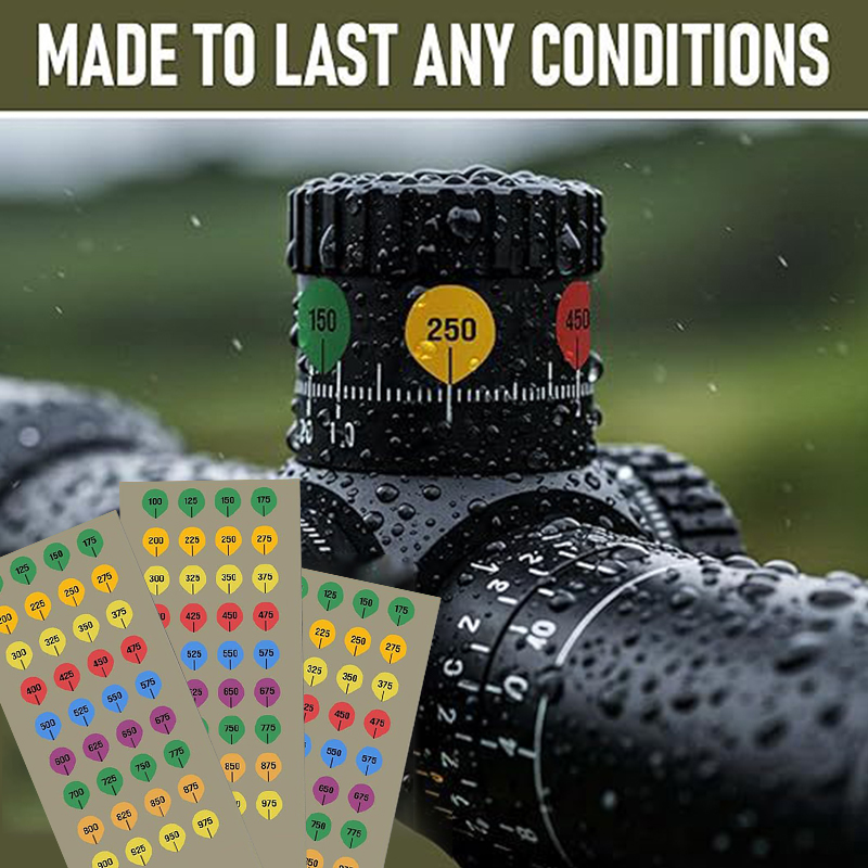 5/10 Sheets Rifle Scope Turret - Outdoor Hunting Tools recensione e prezzo