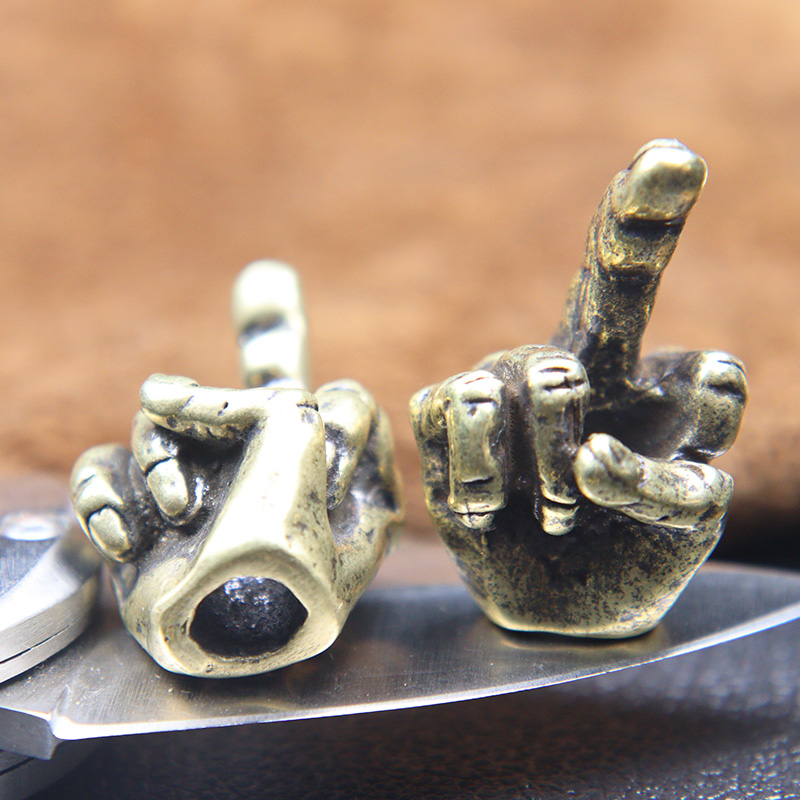 Retro Brass Middle Finger Up K - Paracord Survival Bracelet recensione e prezzo
