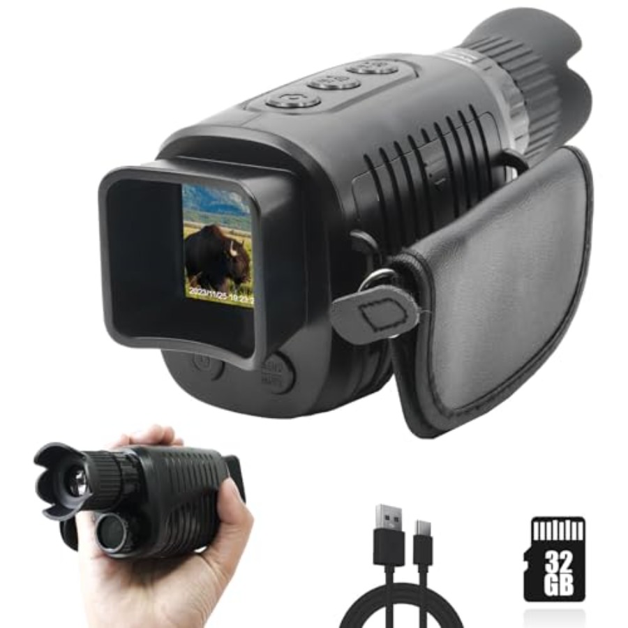 Night Vision Monocular, 1080p  - Monocular Night Vision recensione e prezzo