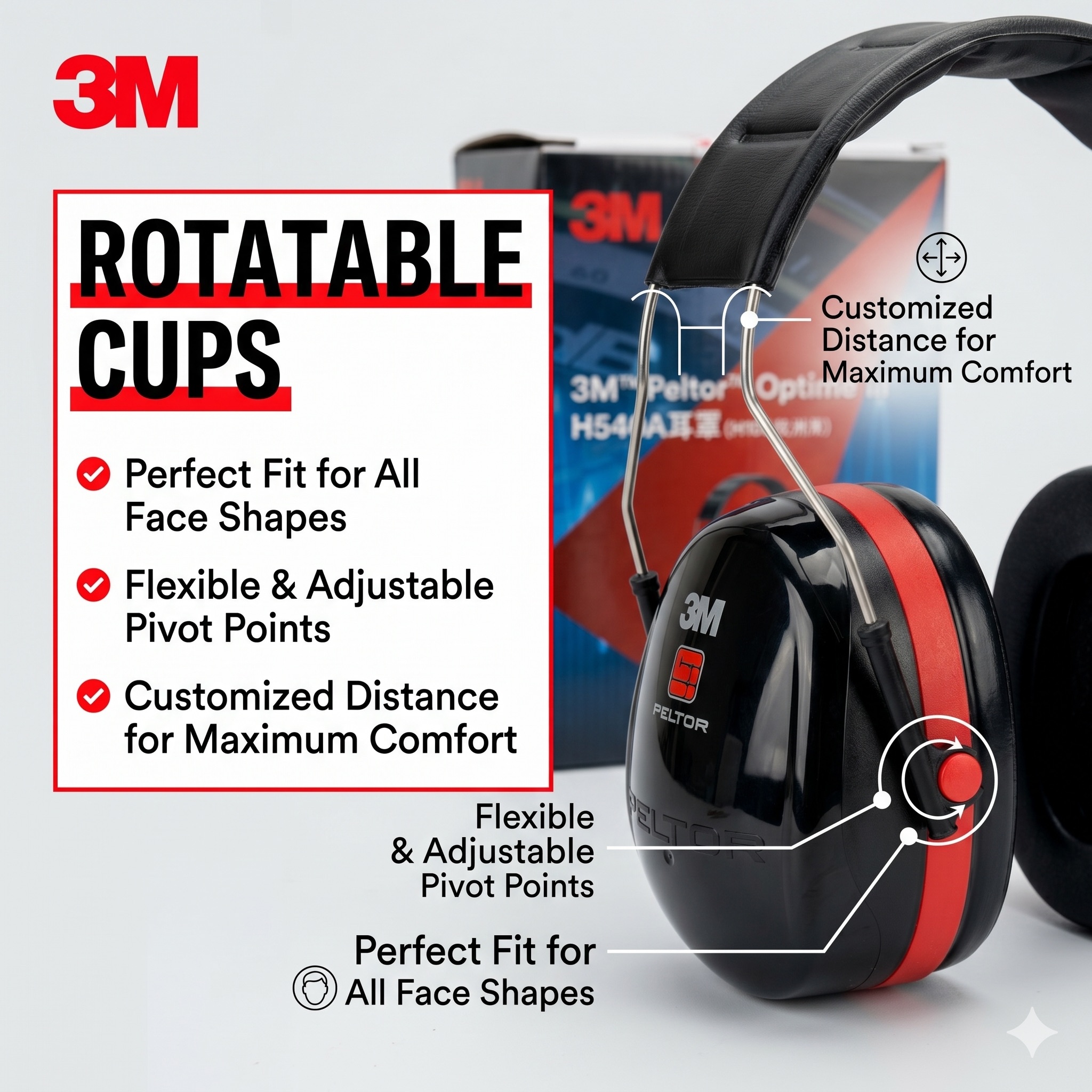 3M H540A Ear Muffs SNR 35dB Pr - Shooting Ear Muff recensione e prezzo