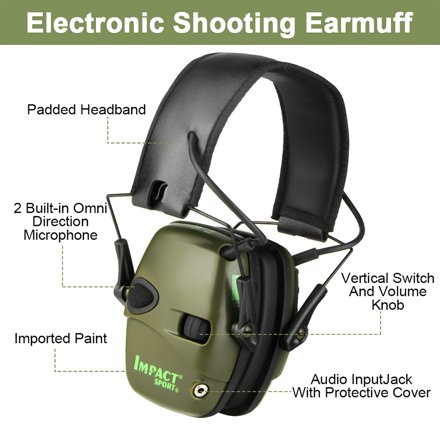 Earmuffs Active Headphones for - Shooting Ear Muff recensione e prezzo