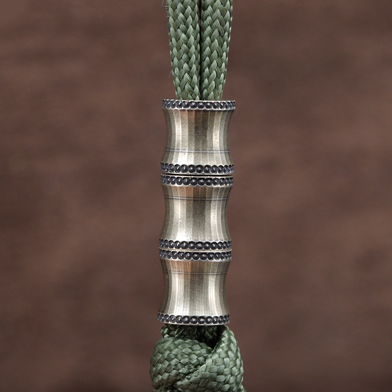 Bamboo Shape Brass Knife Beads - Paracord Survival Bracelet recensione e prezzo