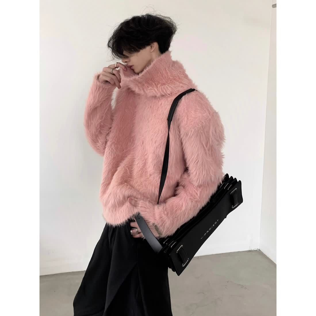 Fur Collar Pullovers Pink Mens - Wildman Hunting & Outdoor Photos recensione e prezzo