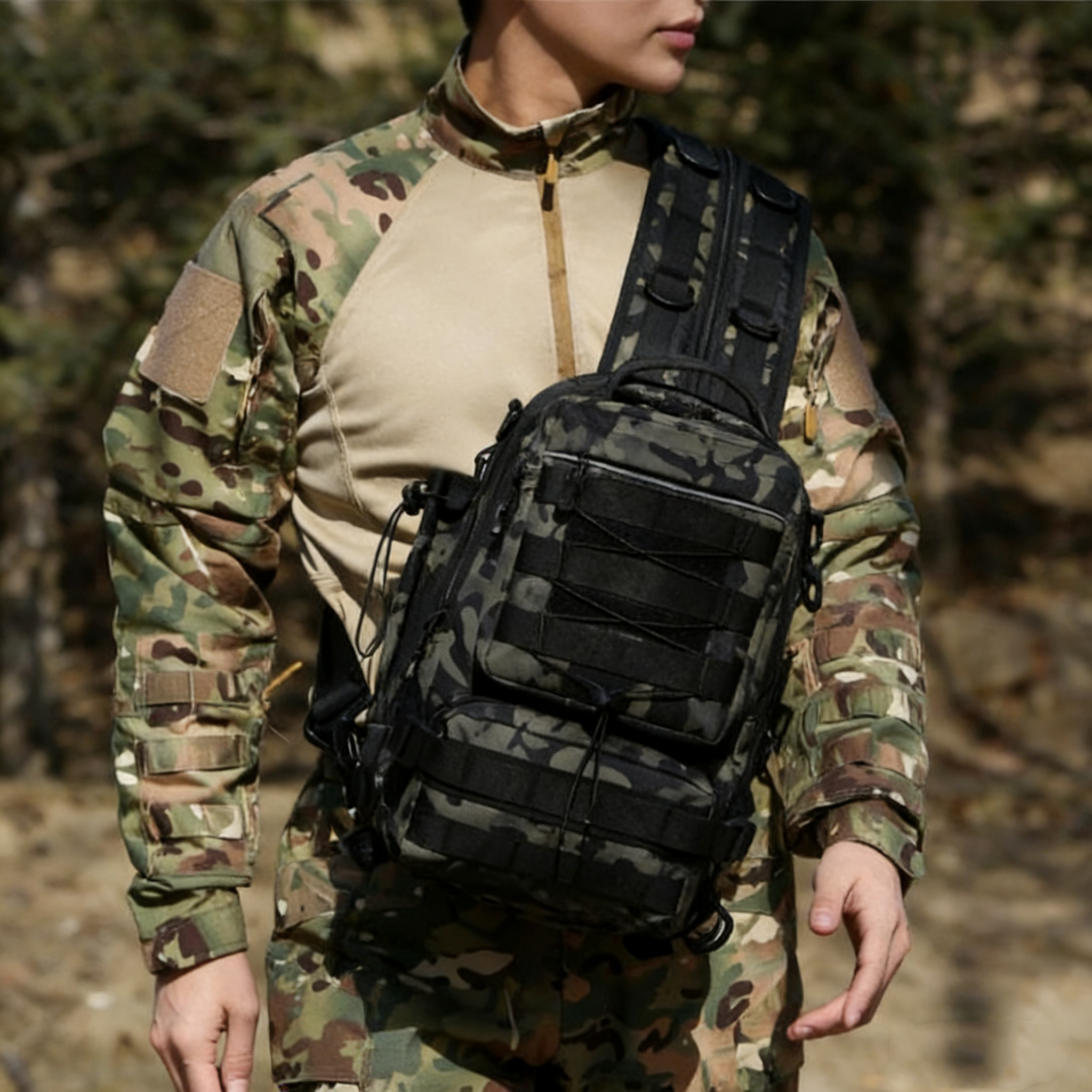 Men Outdoor Shoulder Fishing L - Outdoor Hunting Gear Storage recensione e prezzo