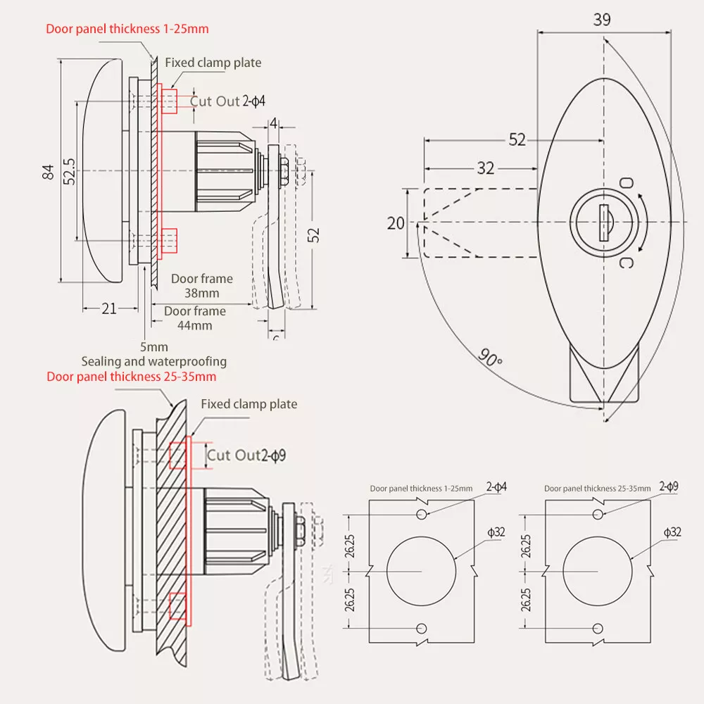 Caravan T-Handle Lock With 2 K - G&T Hunting & Outdoor Gun Shop Skegness recensione e prezzo