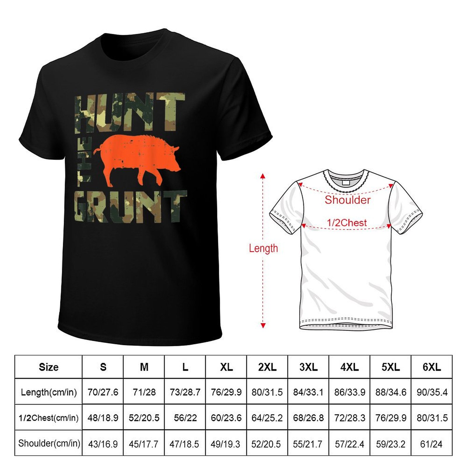 Camo Hunt The Grunt Hog Vintag - Wildman Hunting & Outdoor Photos recensione e prezzo