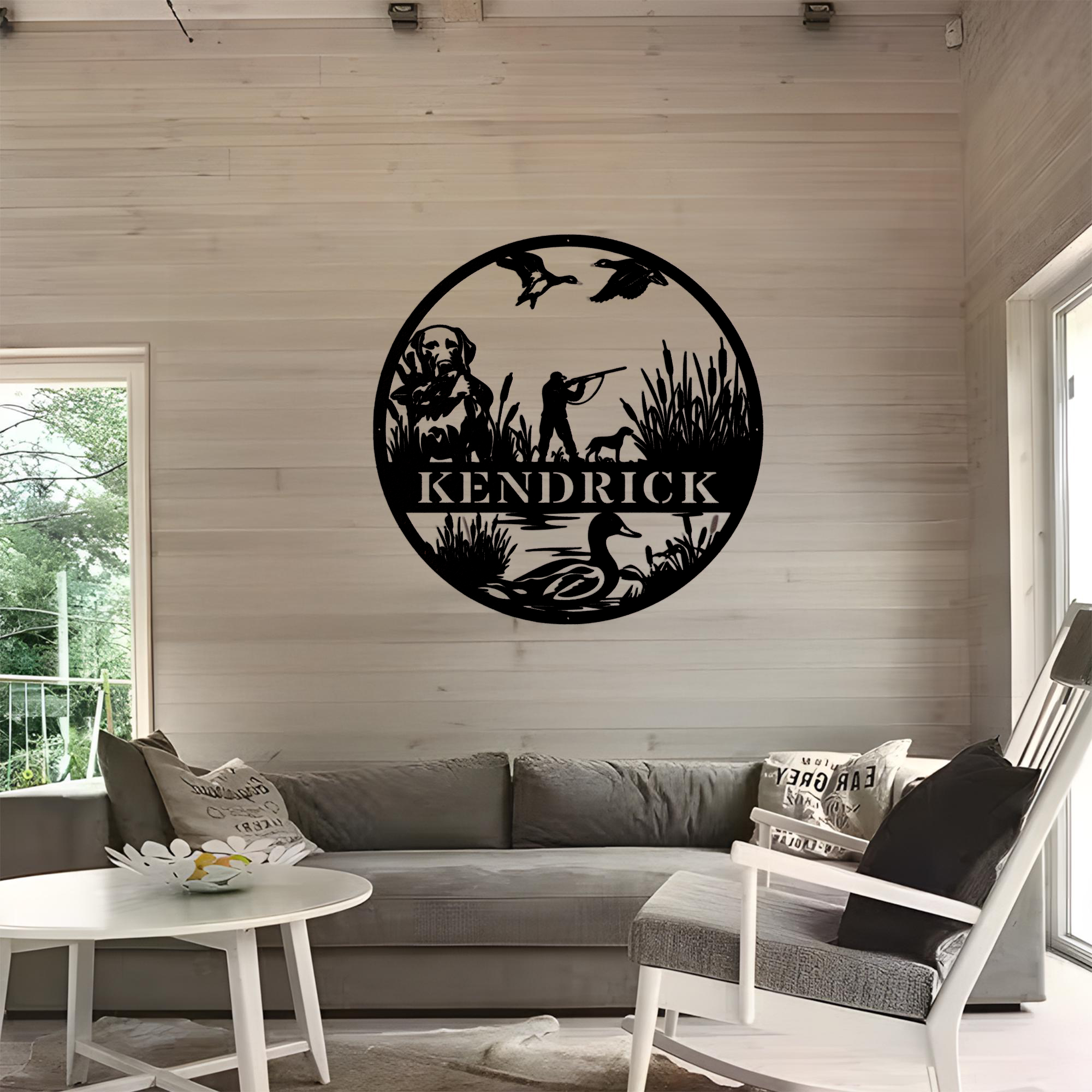 Custom Duck Hunting Metal Wall - Outdoor Hunting Dog Names recensione e prezzo