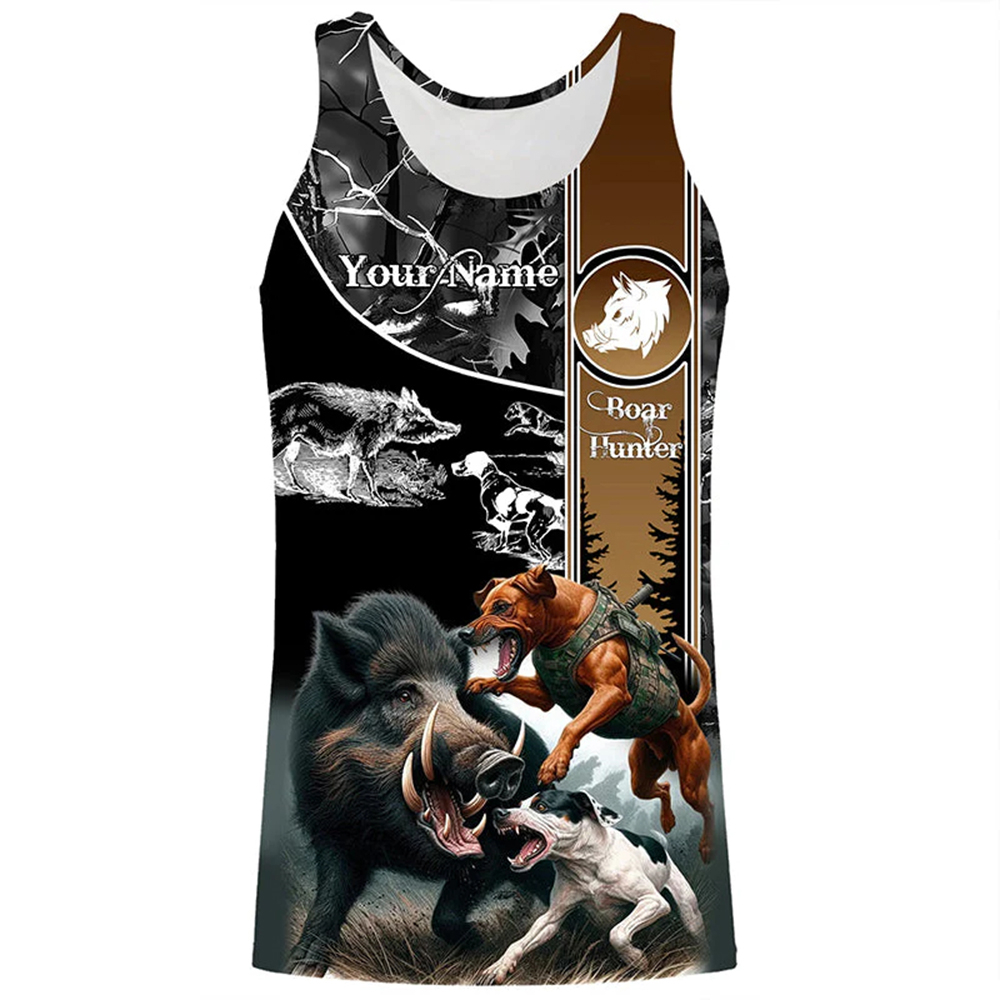 Custom Name Boar Hunter Tank T - Outdoor Hunting Dog Names recensione e prezzo