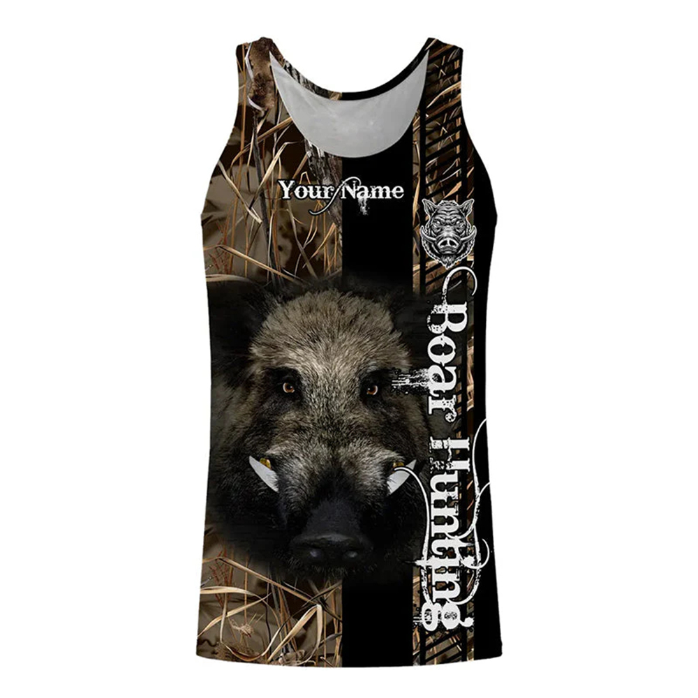 Custom Name Boar Hunter Tank T - Outdoor Hunting Dog Names recensione e prezzo