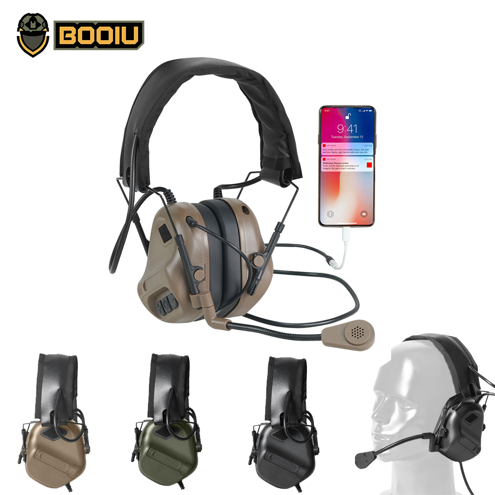 BOOIU Tactical Electronic Shoo - Shooting Ear Muff recensione e prezzo
