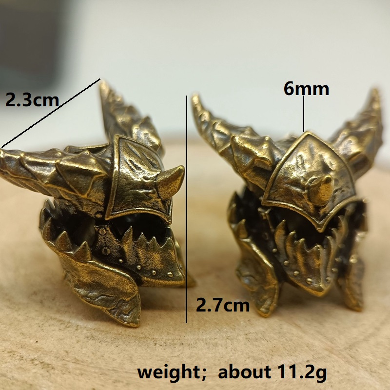 Death Helmet Brass Knife Beads - Paracord Survival Bracelet recensione e prezzo