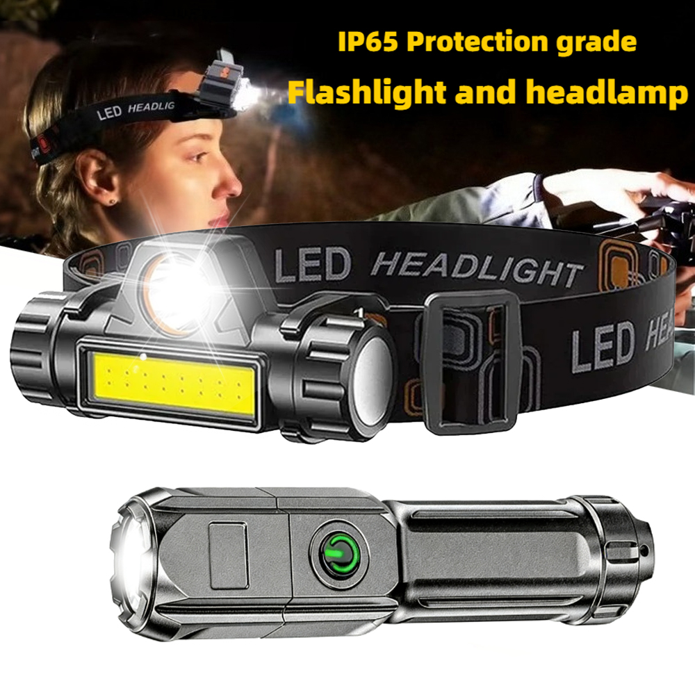 Super Bright Flashlight USB Re - Headlamp Tactical Bright recensione e prezzo