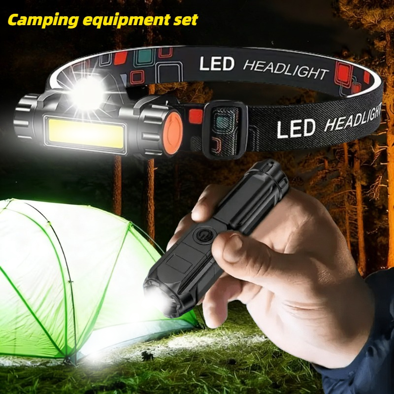 Super Bright Flashlight USB Re - Headlamp Tactical Bright recensione e prezzo