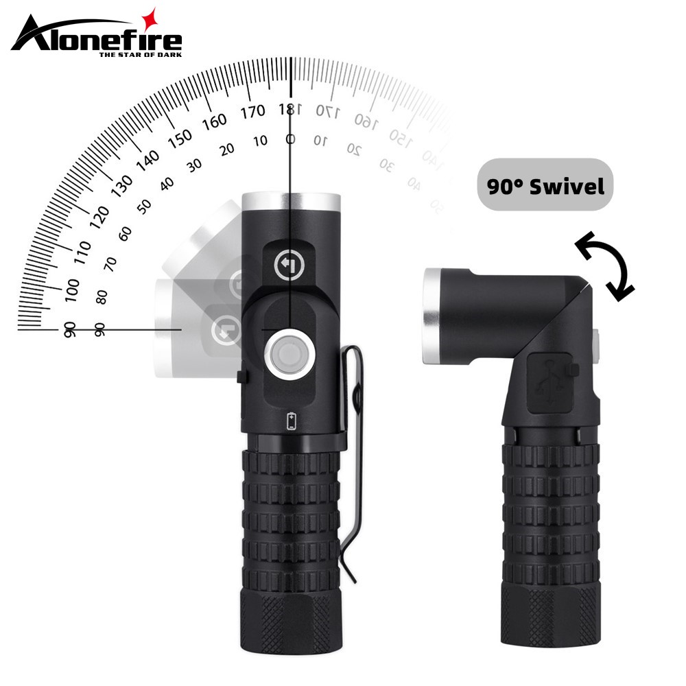 Magnetic Led Flashlight 90°Twi - Headlamp Tactical Bright recensione e prezzo
