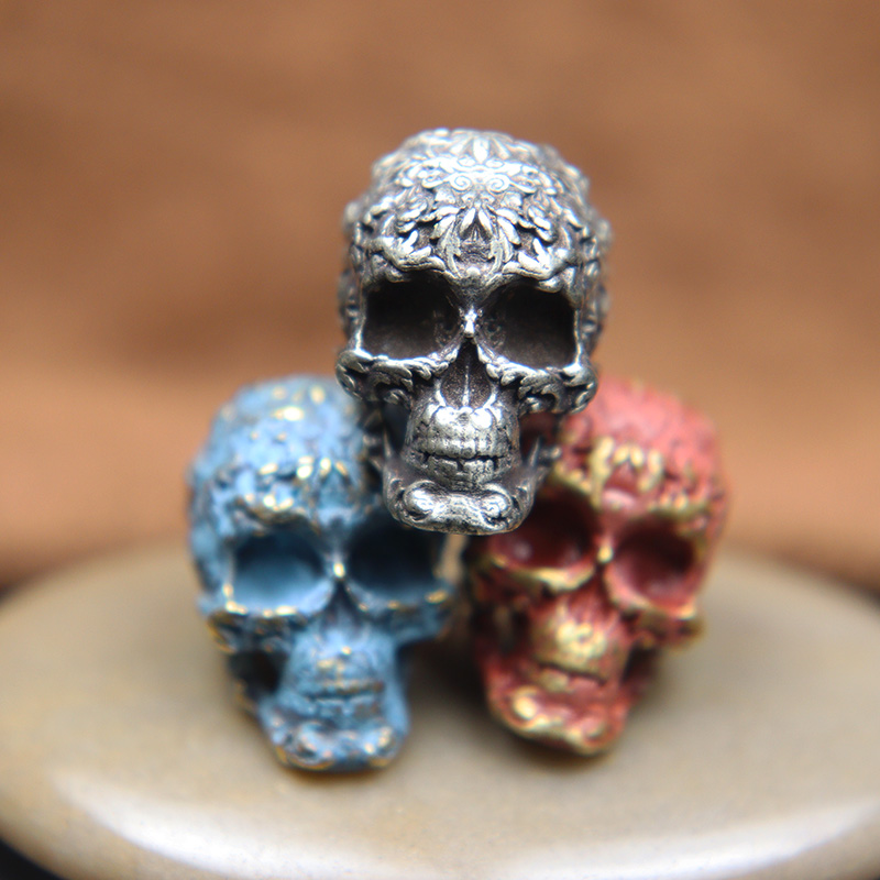 Punk Pattern Skull Head Beads  - Paracord Survival Bracelet recensione e prezzo