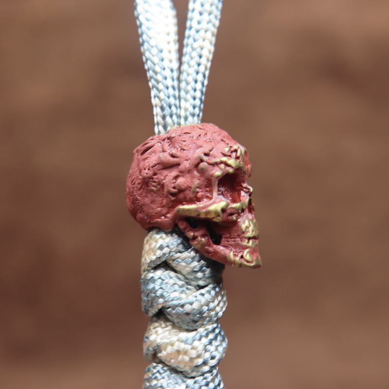 Punk Pattern Skull Head Beads  - Paracord Survival Bracelet recensione e prezzo