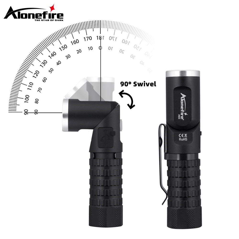Magnetic P8 Led Flashlight 90° - Headlamp Tactical Bright recensione e prezzo