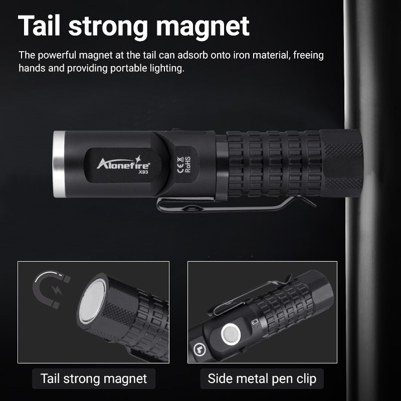 Magnetic P8 Led Flashlight 90° - Headlamp Tactical Bright recensione e prezzo