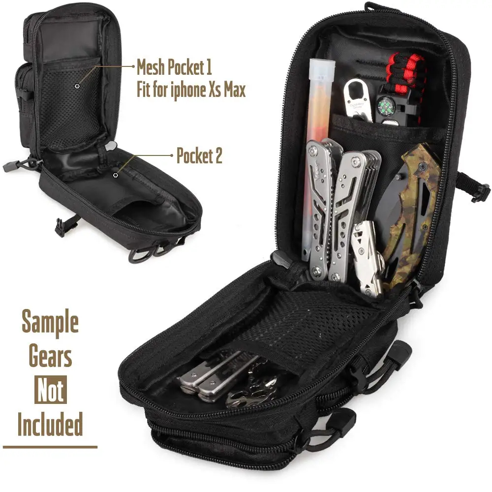 Mini Molle Utility Pouch, EDC  - Outdoor Hunting Gear Storage recensione e prezzo