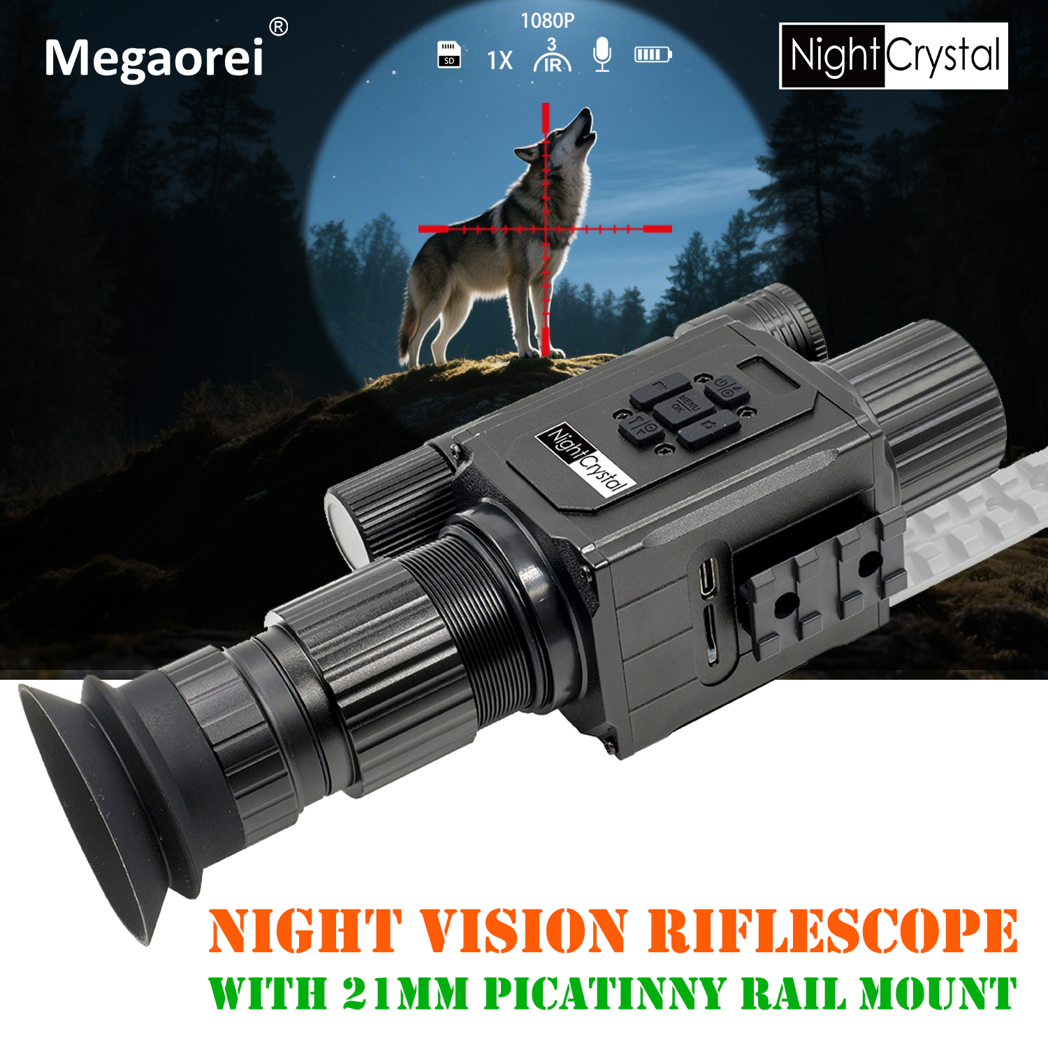 Megaorei NK008 Plus NightCryst - Monocular Night Vision recensione e prezzo