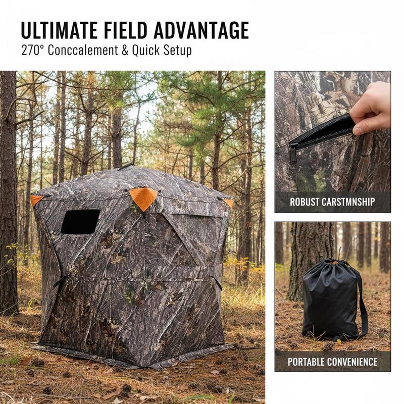 Ground Hunting Tent 60x60x66 I - Hunting & Outdoor Supplies Vanderbijlpark Photos recensione e prezzo