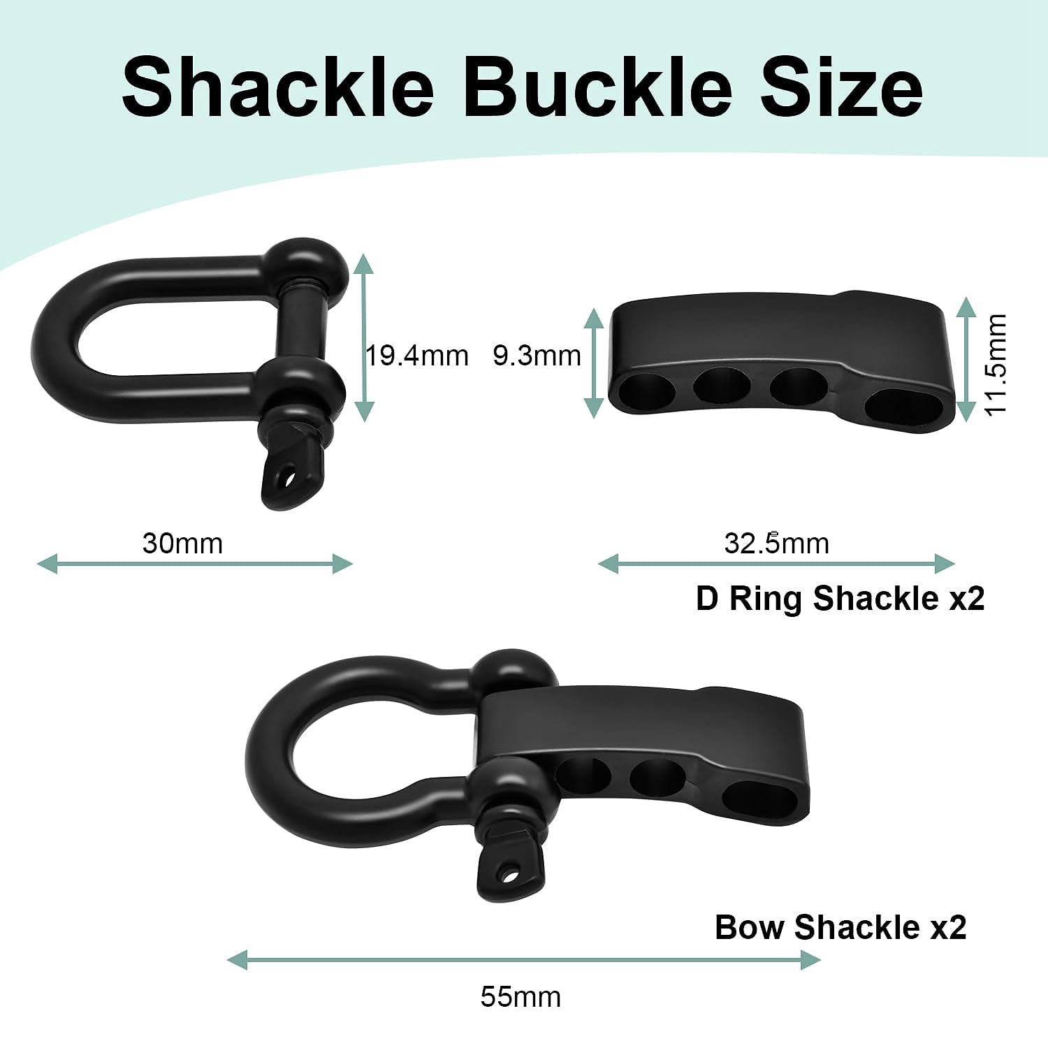4/10Pcs Paracord Bracelet Buck - Paracord Survival Bracelet recensione e prezzo