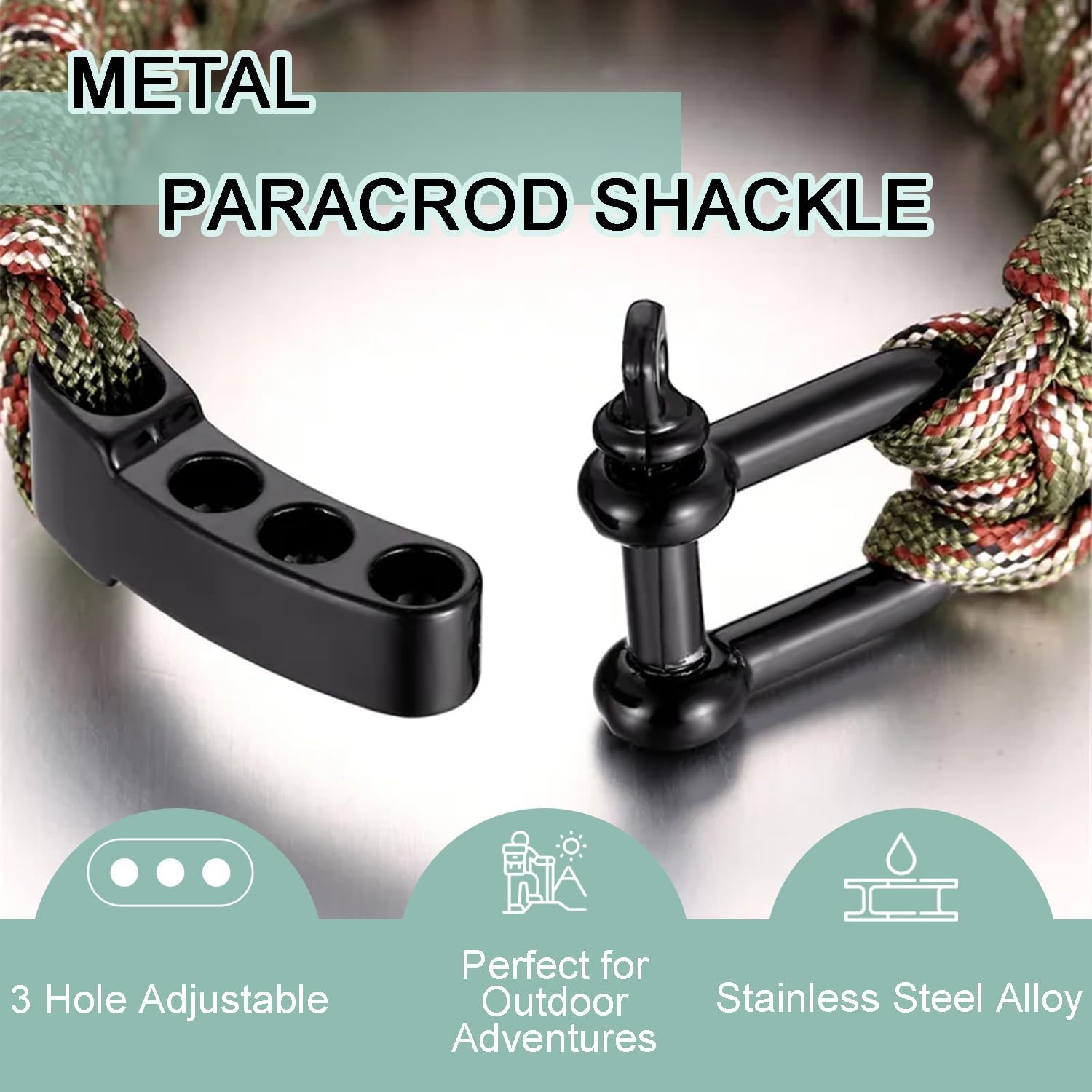 4/10Pcs Paracord Bracelet Buck - Paracord Survival Bracelet recensione e prezzo