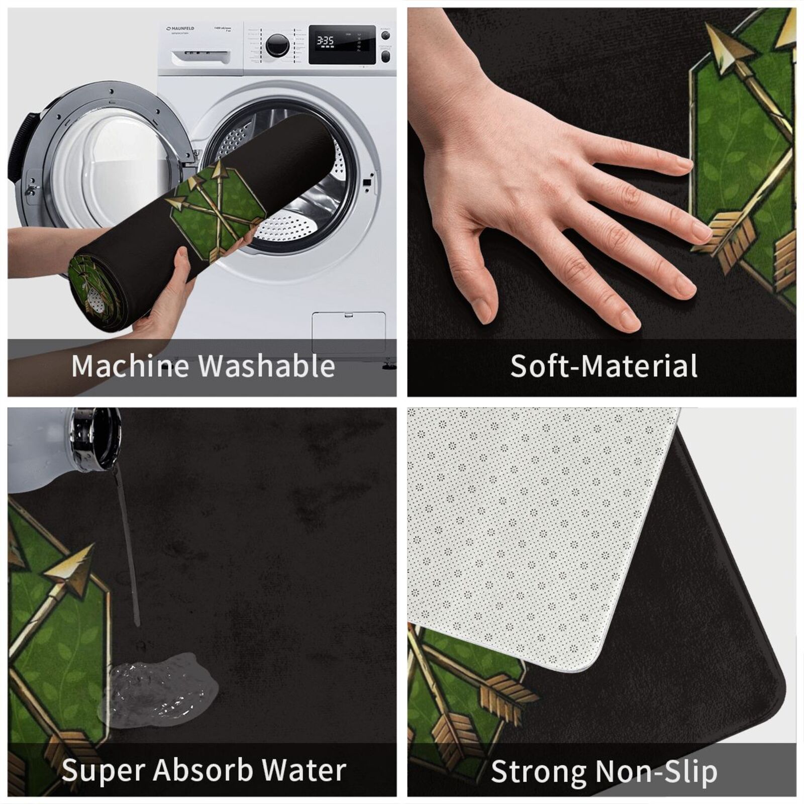 Gwent-Scoia'tael Faction Logo  - Hunting Outdoor Mat recensione e prezzo