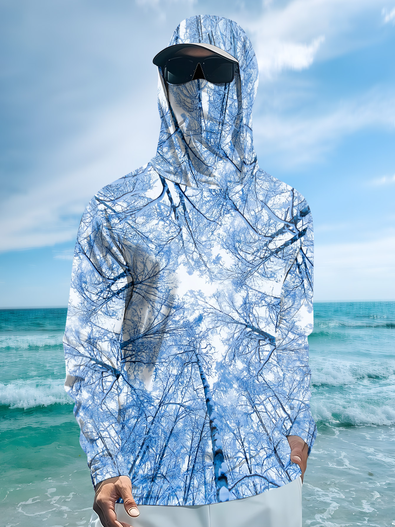 Fishing hooded sweatshirt men' - Hunting & Outdoor Supplies Vanderbijlpark Photos recensione e prezzo