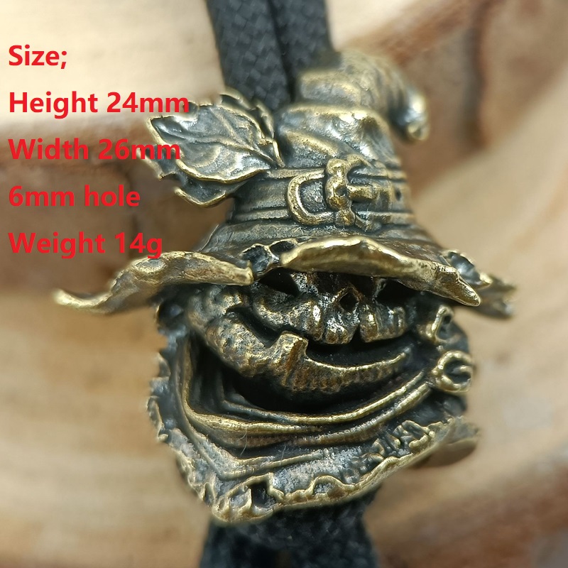 Traveler Head Brass Knife Bead - Paracord Survival Bracelet recensione e prezzo
