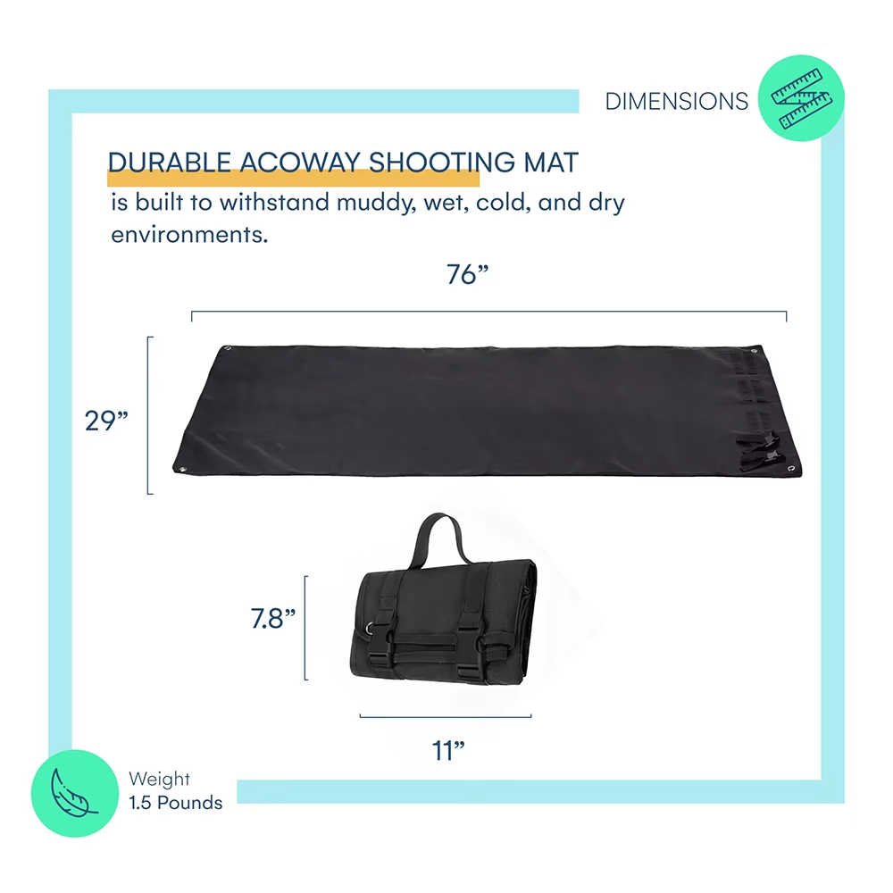 Airsoft Roll-Up Shooting Mat f - Hunting Outdoor Mat recensione e prezzo
