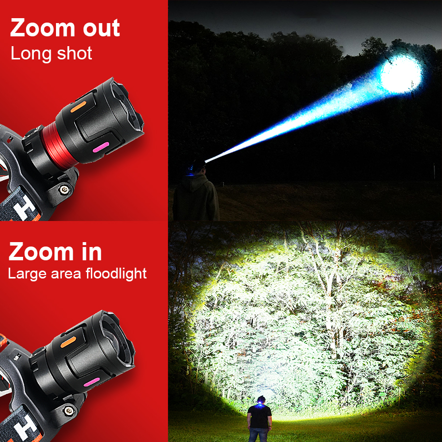 460000000LUX Ultra Bright Rech - Headlamp Tactical Bright recensione e prezzo