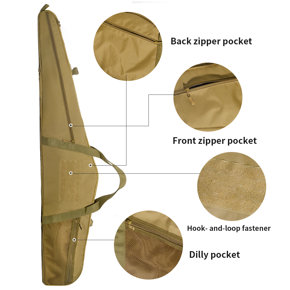 51 Inch Soft Thickened Padded  - Outdoor Hunting Gear Storage recensione e prezzo