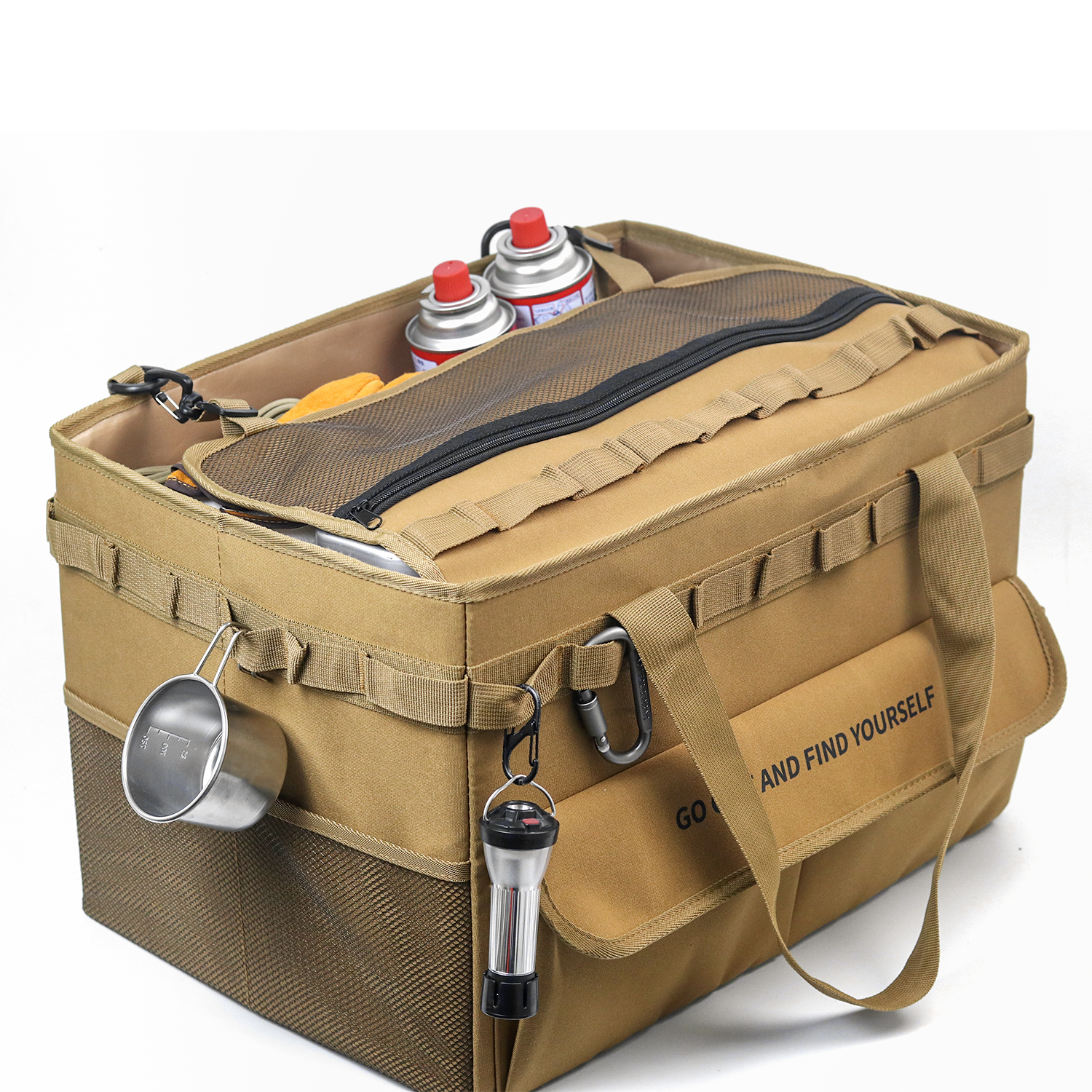 Tactical Foldable Storage Crat - Outdoor Hunting Gear Storage recensione e prezzo