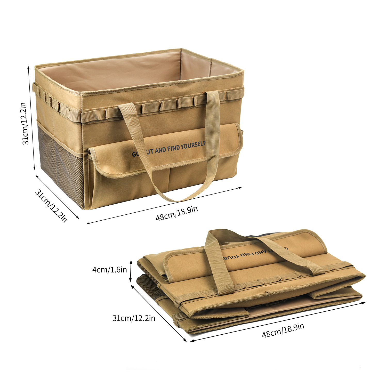 Tactical Foldable Storage Crat - Outdoor Hunting Gear Storage recensione e prezzo