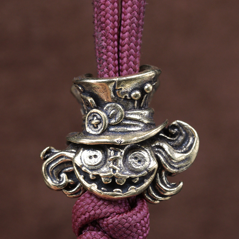 Double-sided Puppet Head Brass - Paracord Survival Bracelet recensione e prezzo