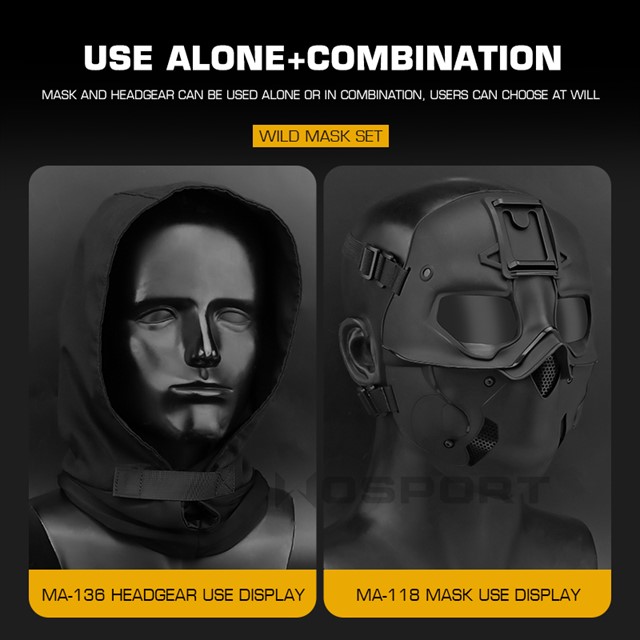Wild Mask Set Tactical Equipme - Wildman Hunting & Outdoor Photos recensione e prezzo